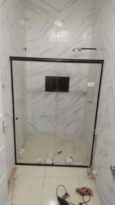 Box de Vidro Temperado para Banheiro Preço Monte Alegre do Sul - Box de Vidro Incolor
