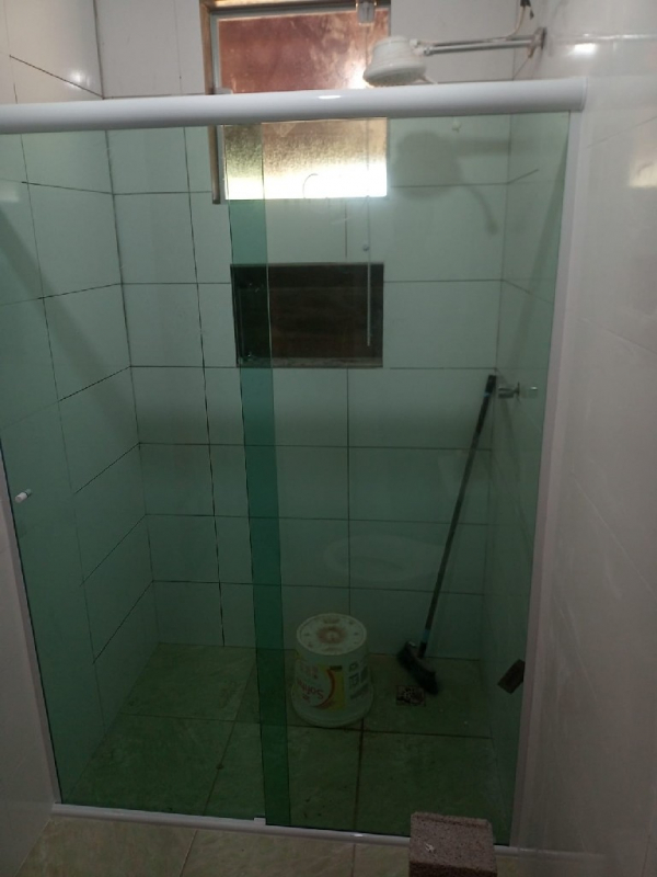 Box de Vidro Temperado para Banheiro Tuiuti - Box de Abrir de Vidro