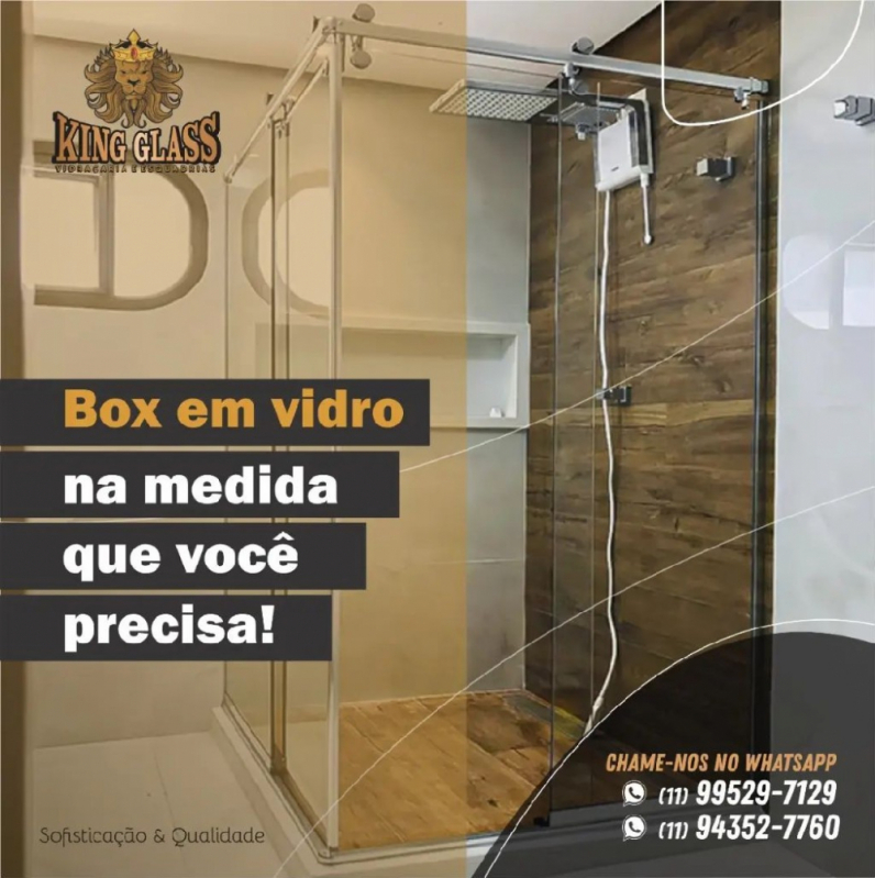 Box Elegance Mairinque - Box para Banheiro de Vidro