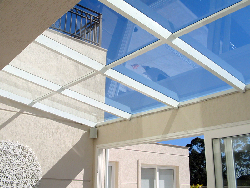 Cobertura de Vidro com Proteção UV Praia Grande - Cobertura com Vidro de Segurança