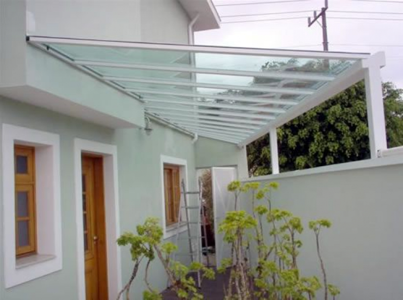 Cobertura de Vidro para Pergolados Águas de São Pedro - Cobertura de área em Vidro