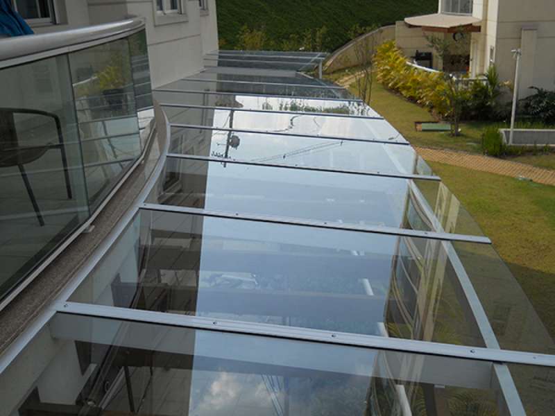 Onde Vende Cobertura de área em Vidro Vargem Grande Paulista - Cobertura de Vidro com Proteção Solar