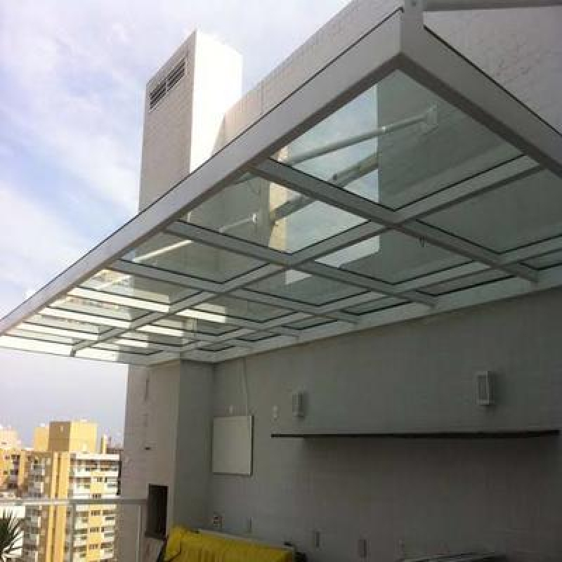 Onde Vende Cobertura de Vidro com Proteção UV Sumaré - Cobertura de área em Vidro