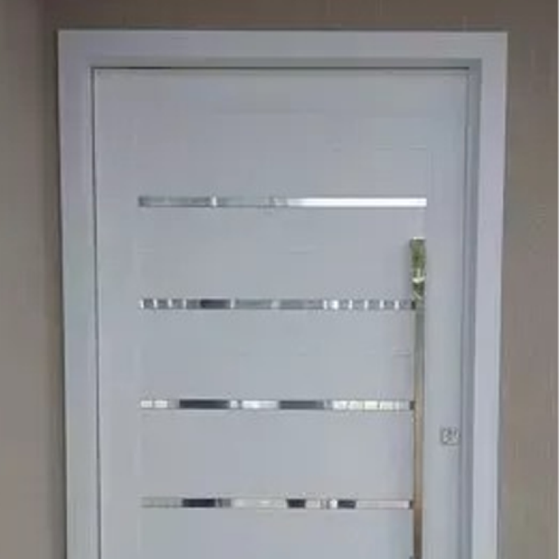 Porta de Alumínio Amadeirada Sumaré - Porta Alumínio Integrada