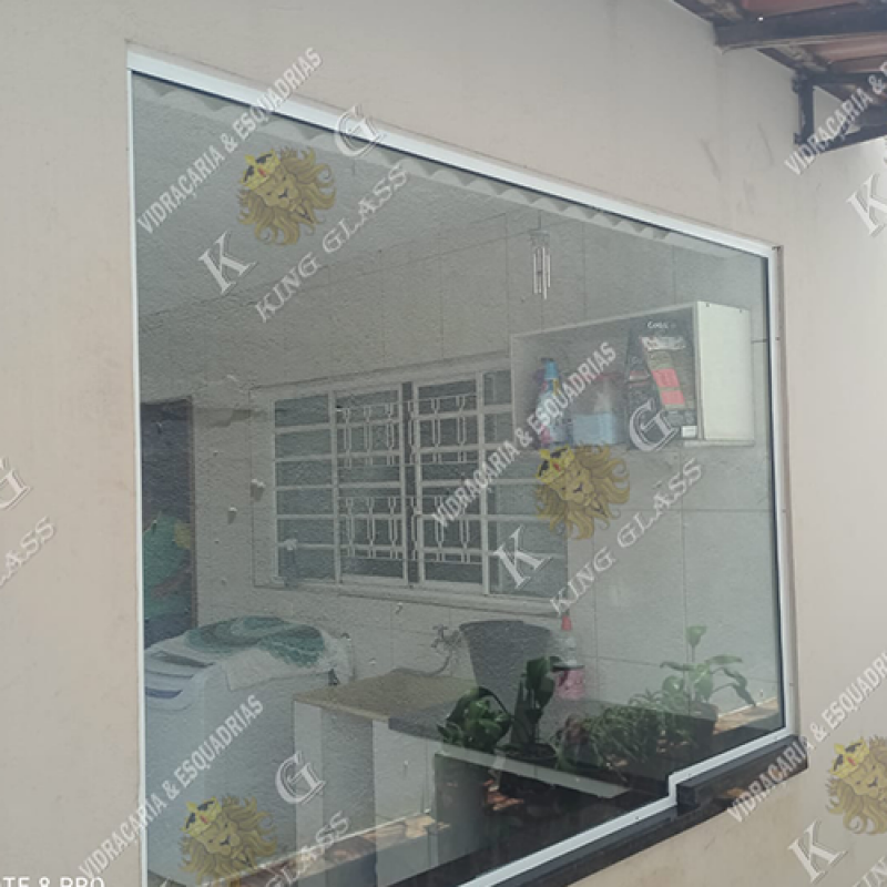 Preço de Fechamento de Lavanderia com Vidro Taubaté - Fechamento Vidro Nazaré Paulista