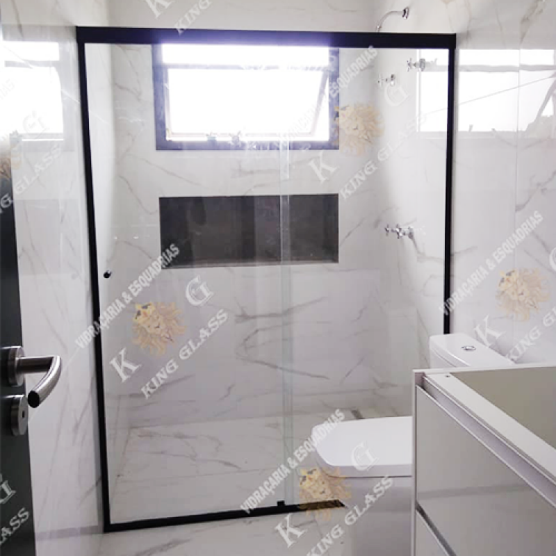 Qual o Valor de Box de Vidro para Banheiro Tuiuti - Box Vidro Banheiro