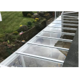 cobertura de vidro com proteção solar valor Jarinu