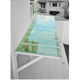 cobertura de vidro com proteção UV preços Itaquaquecetuba