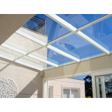 cobertura de vidro com proteção UV Itapira
