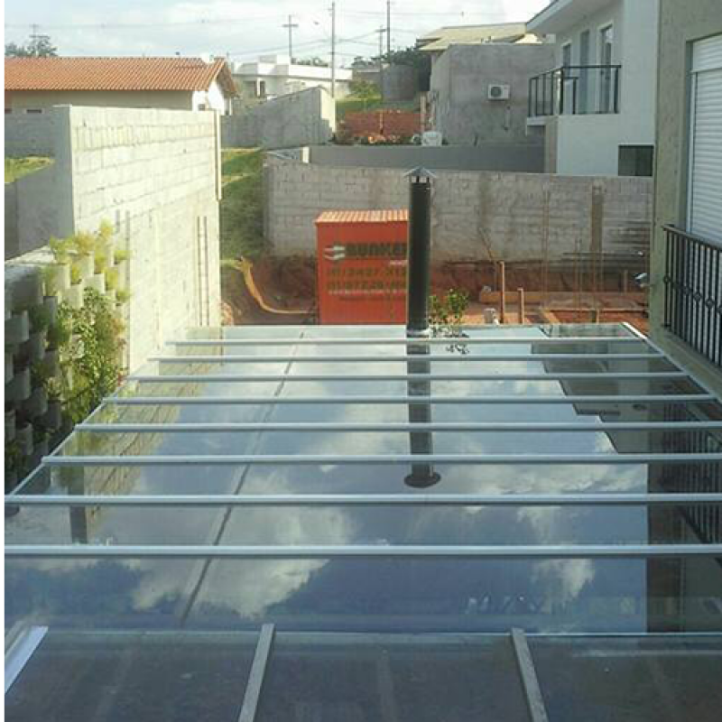 Valor de Cobertura de Vidro Fixo Campos do Jordão - Cobertura de Vidro para Quintal